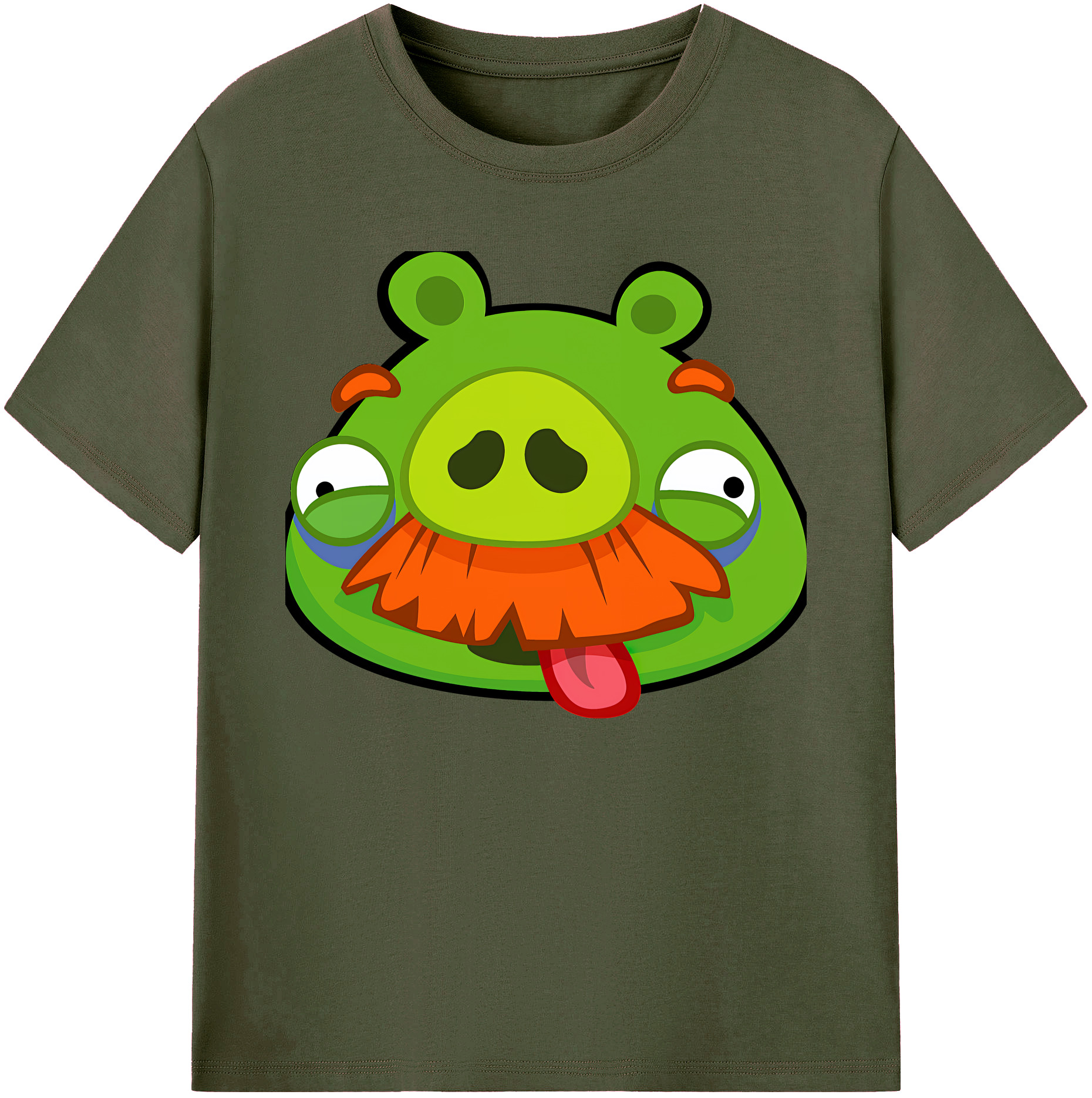 （画像用） Angry Birds アングリーバード 綿100％ メンズ半袖Tシャツ｜肌触りやわらか＆通気性